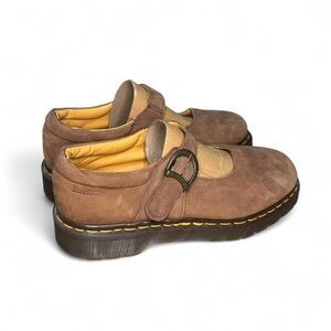 Rare suede Mary Jane Dr Martens with Buckle